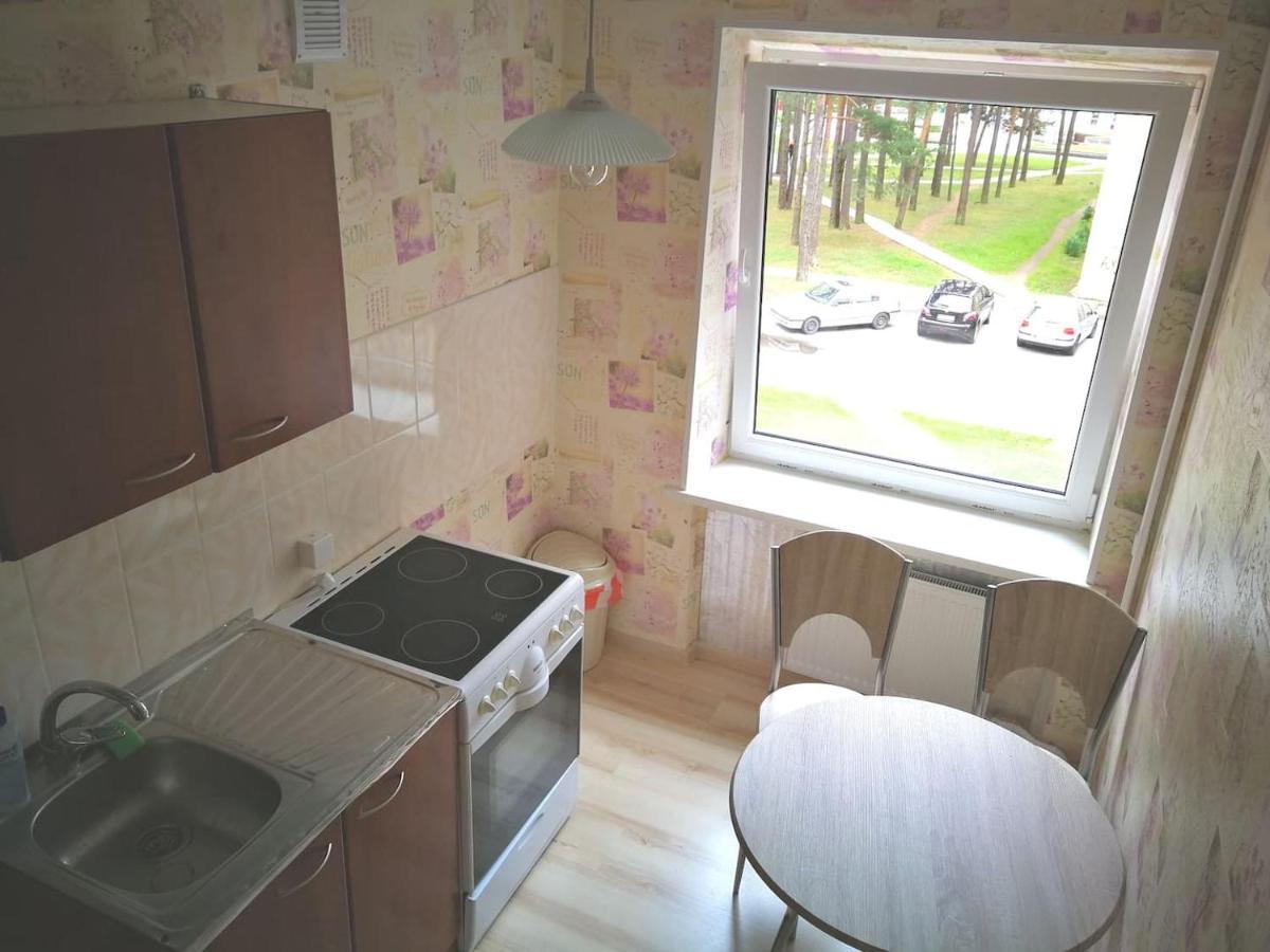 Light One Room Apartment Visaginas Eksteriør bilde